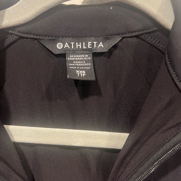 Athleta Black Long Sleeve Dress - Picture 2 of 12
